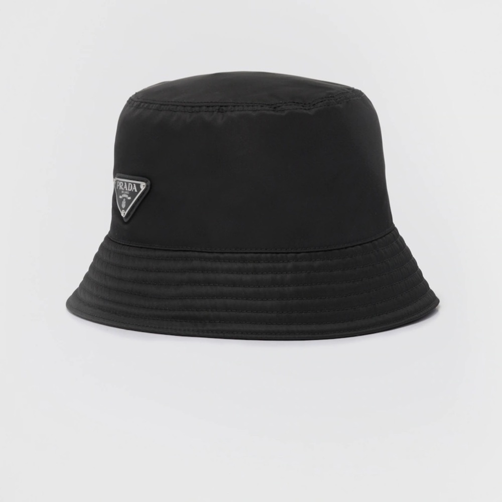 Black Prada Re-Nylon Bucket Hat
